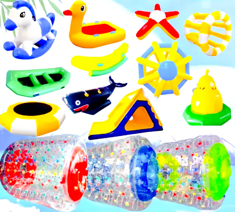 2-2.8m Water roller thickened inflatable park equipment children's hand-cranked boat walking ball toy outdoor facilities manufacturer
