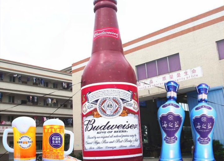 2-10m Custom inflatable liquor bottle inflatable beer bottle cola beverage oil barrel inflatable walking bottle wine model inflatable