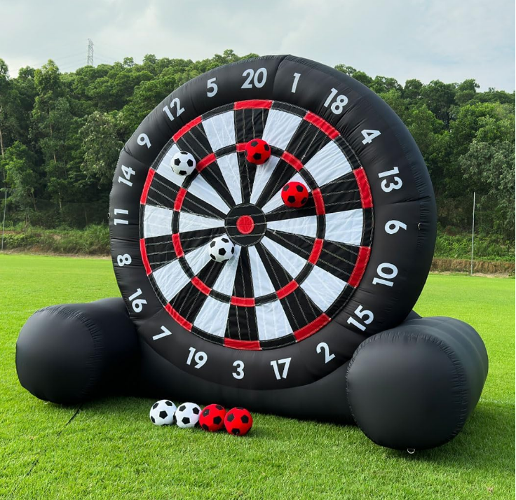 2.5-5m Fun sports props inflatable dart board football dart target 100% accurate outdoor expansion parent-child game device