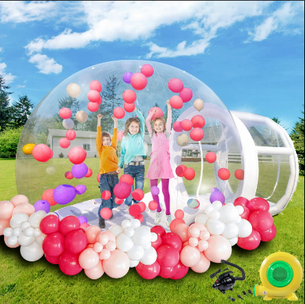 3-5m Custom inflatable tent outdoor activity exhibition Christmas children's trampoline inflatable snow globe bubble house air model
