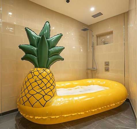 Inflatable watermelon air model cartoon fruit custom arch balloon summer model peach strawberry walking mall beauty display