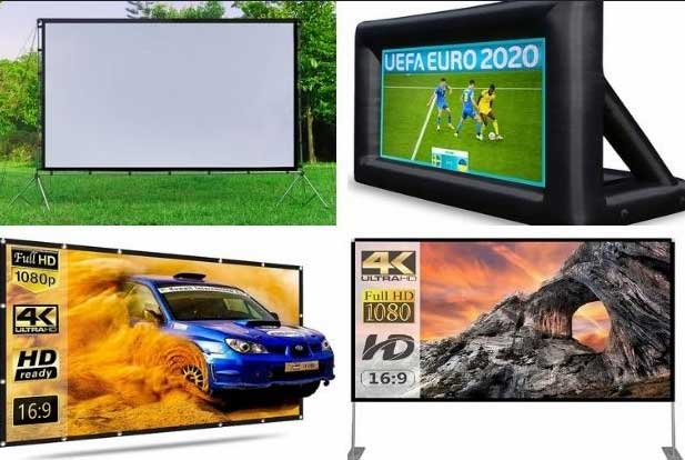 Inflatable outdoor screen sealed campsite projection commercial event customization portable open-air cinema