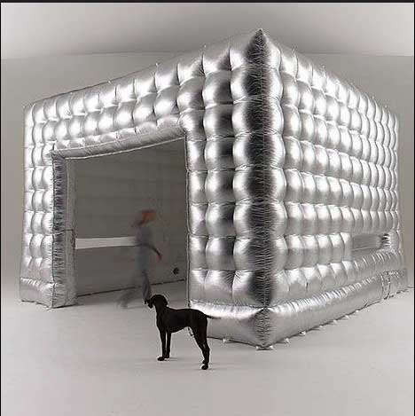 Inflatable pop-up store art installation air model shooting background wall model props outdoor commercial art film customization