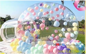 Transform Your Backyard into a Magical Wonderland with the 10ft x 16ft PVC Inflatable Bubble House Tent!