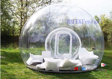 Clear Inflatable Bubble Camping Tent – Outdoor Transparent Dome Tent for Glamping, Camping, and Events