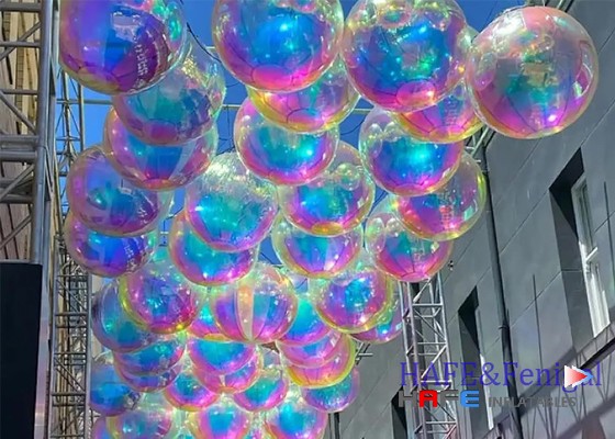 China Custom Colorful PVC Inflatable Mirror Balloon Party Event Decorations Can Be Hanged