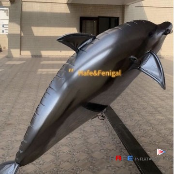 Customized Inflatable Helium-Filled Whale & Dolphin Models with Remote Control for Shopping Centre & Mall Openings