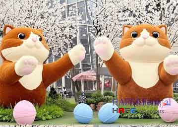 Customized 3m Giant Inflatable Cartoon Dog for Commercial Event Decoration & Advertising