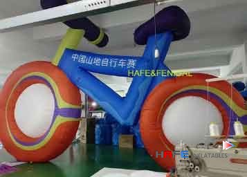 Customized Creative Inflatable Bicycle Replicas for Sports Events and Advertising Inflatables