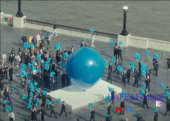 5m Giant Helium Ads Balloon Printed with Character's Face | Advertising Inflatables for TV Drama Promotion