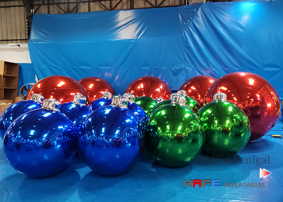 Custom Inflatable Mirror Ball Decorations for Christmas Giant Holiday Party Decor in Various Sizes & Colors