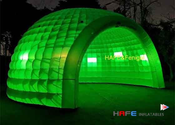 The Ultimate Brand Experience: 8m x 5m Inflatable Dome Tent with Dynamic RGB Lighting