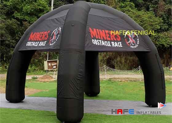 4m Black Spider Inflatable Dome Tent The Ultimate Brand Activation Tool for Sporting Events