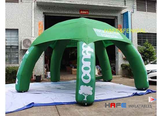 6m Green Spider Inflatable Dome Tent The Ultimate Brand Activation Solution