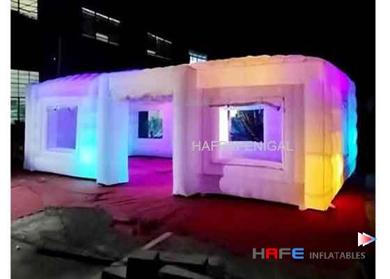 19.6ft LED Inflatable Cube Tent The Ultimate Event Space Solution