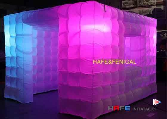 3m Square Inflatable Tent with LED Lights: The Ultimate Brand Activation Solution