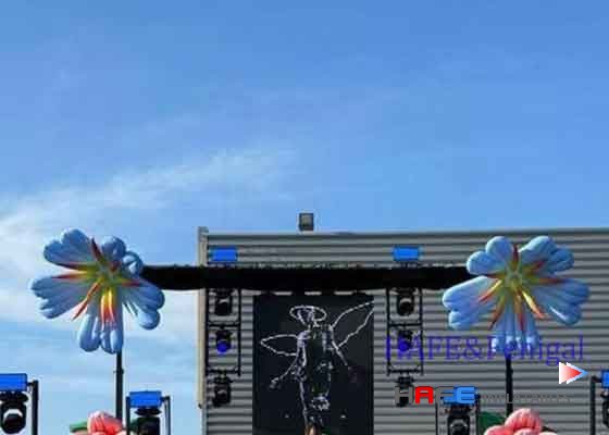 Giant Outdoor Inflatable Art Festival Cartoon Decorations (1.5m-3m Custom Sizes) with LED Lights: Perfect for Events and Festivals