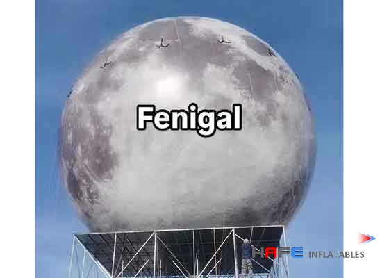 5m/16ft & 6m/20ft Inflatable Moon & Planet Decorations – Stellar Event Centerpieces