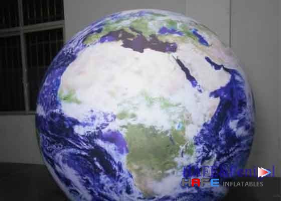 2.5m-10m LED Inflatable Globe Light – Stunning Event Decor with Continuous Inflation System