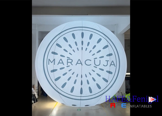 Elevate Your Marketing with 3.5m Custom Printed Helium Advertising Balloons Featuring RGB Lights