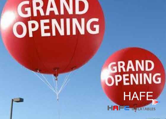 3.5m/12ft Helium Flying Advertising Balloons with RGB Lights Elevate Your Opening Events