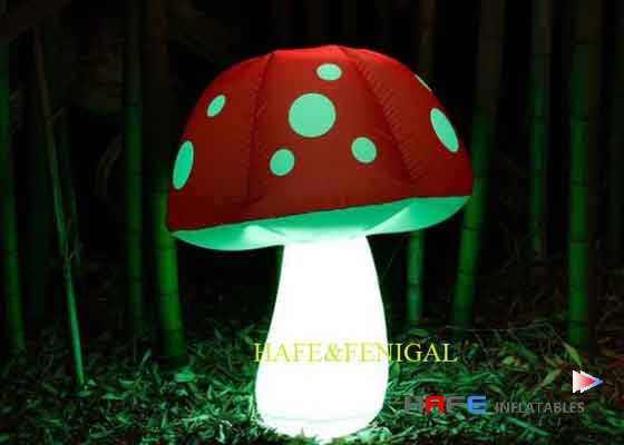 Customized Inflatable Mushroom Sculpture with Built-in Fan Elevate Event Decor with Whimsical Elegance