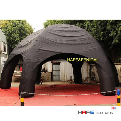 4 Meter Black Spider Inflatable Tent Wholesale Air Dome for Product Launches, Promotions Activations & Car Shelter