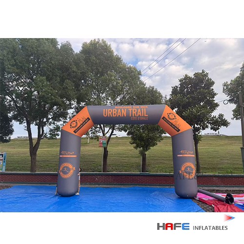 Inflatable Arch for Events Custom Logo Sports Race Start/Finish Line Outdoor Entrance Rental Near Me Color-Changing Customizable