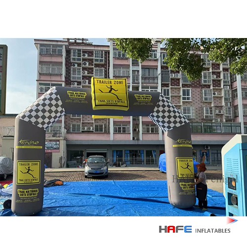 Inflatable Arch Custom Color PVC Digital Printing for Marathons Triathlons Rent Near Me