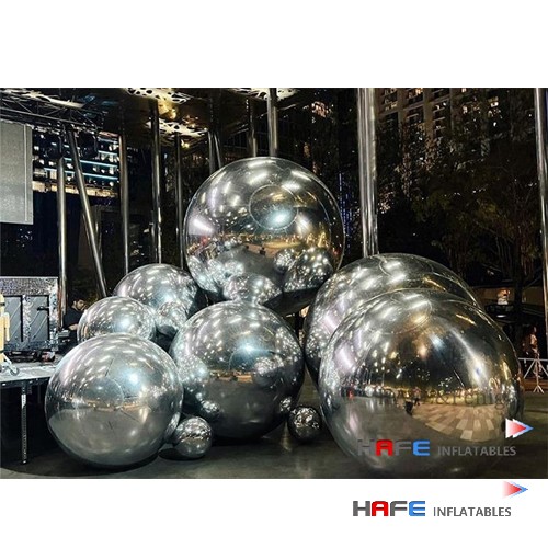 Inflatable Mirror Balls 4ft/5ft/6ft PVC Decor Real Wedding/Birthday