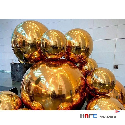Inflatable Mirror Balls Giant 0.4-4m Double-Layer PVC Christmas Party Decor