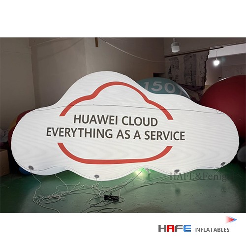 Advertising Inflatables Luminous 3D Inflatable Cloud (Custom Logo) for Decor