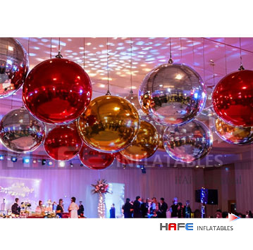 Inflatable Mirror Ball Holiday Event Space Decoration