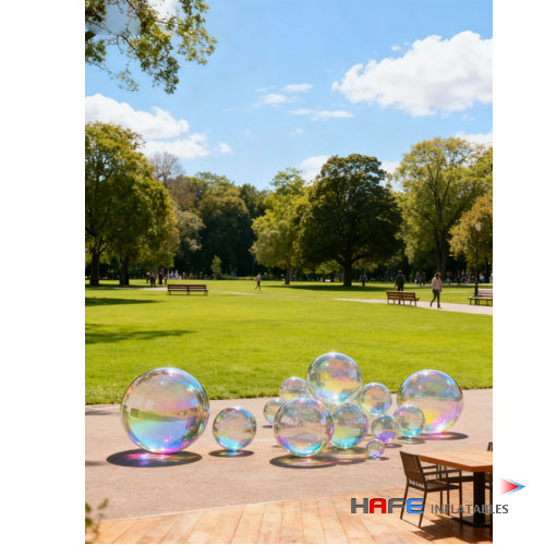 Inflatable Big Shiny Balls – Giant Party Balloon Christmas Event Decor Reflective PVC Large Mirror Sphere